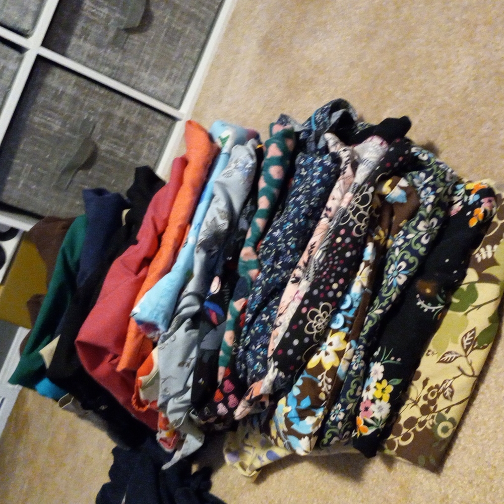 Mix and match scrub tops